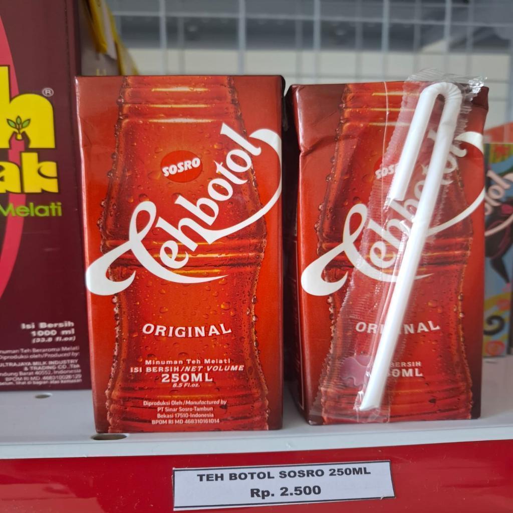 TEH BOTOL SOSRO KOTAK 250ML